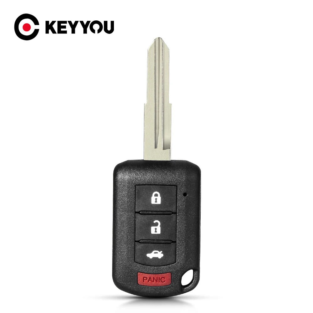 

KEYYOU 10 шт. 2/3/4 кнопки для Mitsubishi Eclipse Outlander Mirage Lancer удаленный Автомобильный ключ оболочка