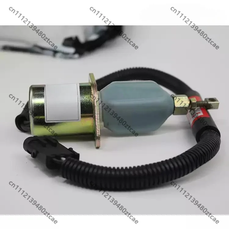 24V Fuel Cut Flameout Solenoid Electromagnet SD-005A3 Engine Stop Valve Replacement Parts For Engineering Machinery Vehicles