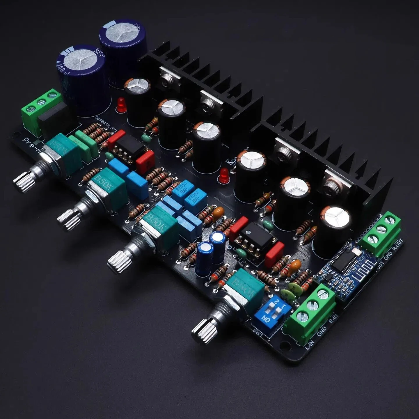 

Плата предусилителя GHXAMP Bluetooth Hi-Fi с параллельным дизайном M5 класса A, предусилитель лампового звука