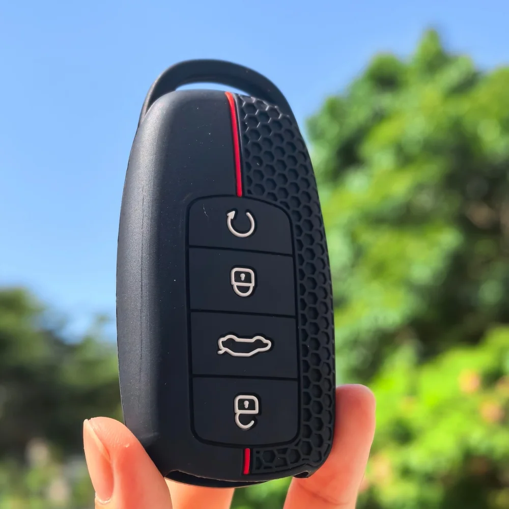 Silicone Car Key Case Cover For Chery Omoda C5 5 fx 7 Tiggo 8 PLUS 8 Pro 7 Pro Arrizo 5 PLUS 2021 2022 2023 Auto Accessories