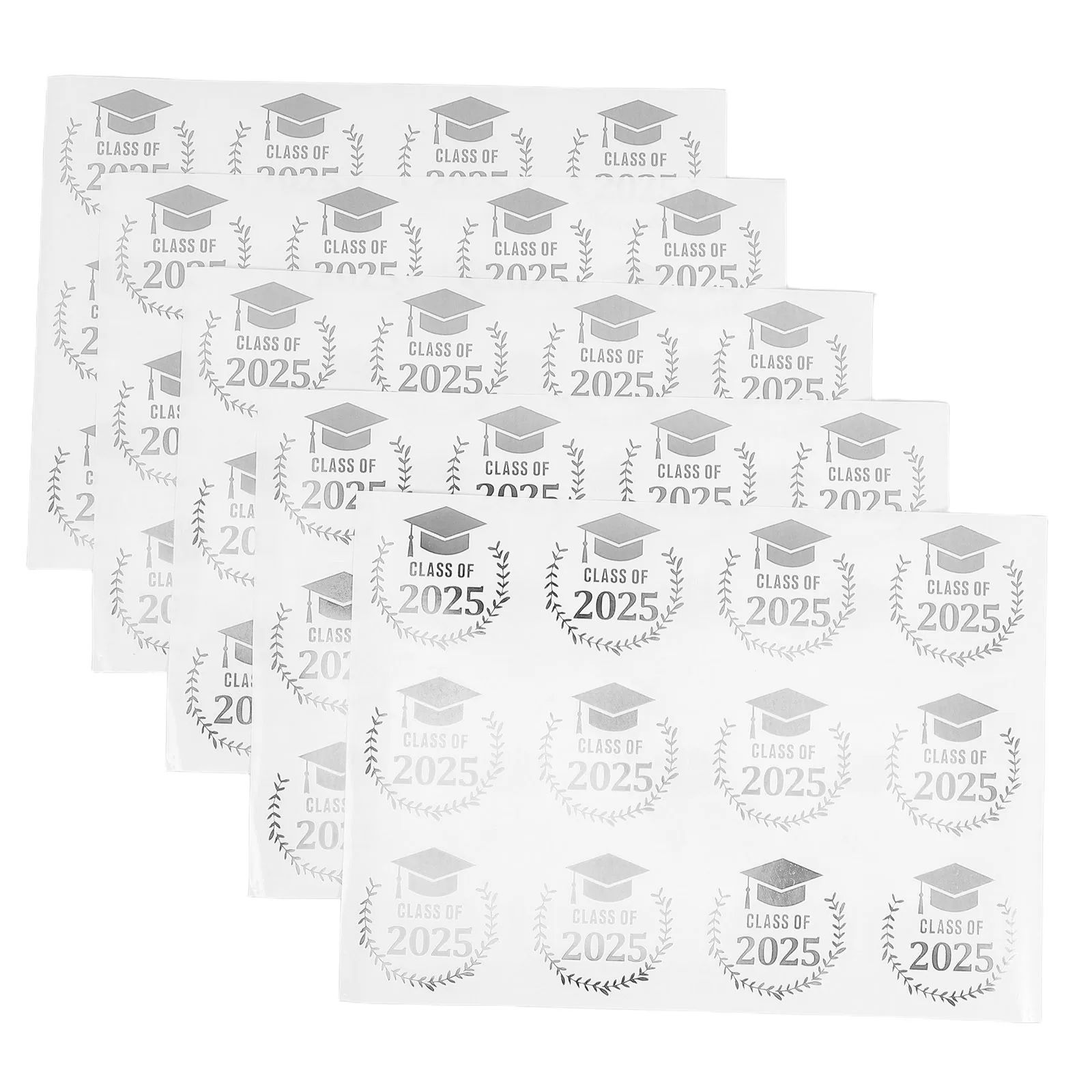 

10 листов наклейки для выпускного сезона, шляпа, конверт, уплотнительные этикетки, 2025 г., выпускная шапка