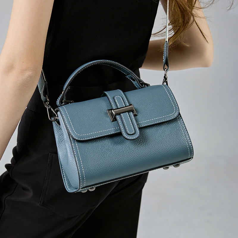

women‘s Top grain Leather Handbags Fashion Luxury Female Messenger Tote Bags Women Genuine Leather Shoulder Crossbody Bag