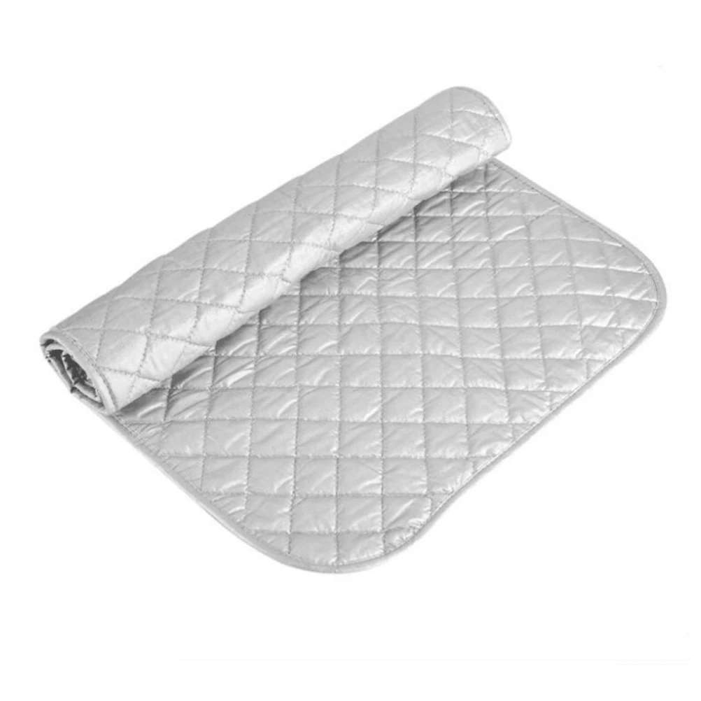 

Iron Pad Ironing Blanket Mat High Temp Resistance Laundry Dryer Board Cover Heavy Duty Safe Hot Iron Storage Thin Shirts Cotton