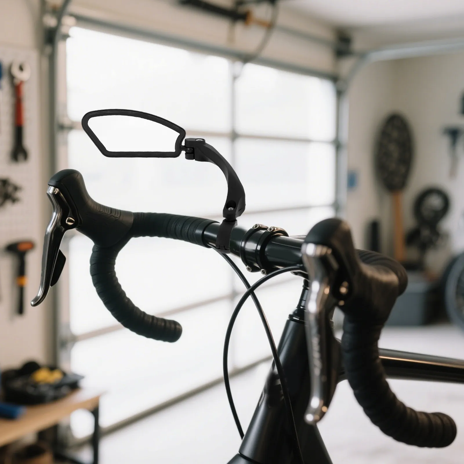 

Adjustable Bicycle Rearview Mirror Rotatable Wide Angle Handlebar Mount Safe Fit for Mountain Road Bikes Cycling Rear View