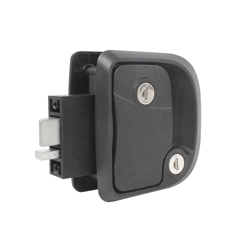 HEYRV قافلة التحديثية الملحقات المزدوج مفتاح السلامة التأمين سبائك الزنك المواد العالمي يخت متنقل قفل الباب الميكانيكي #1