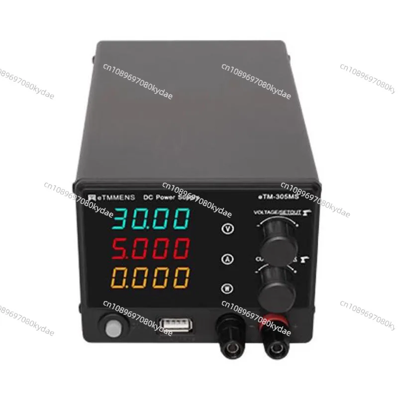 Mini eTM-305MS 30V5A Adjustable DC Regulated Power Supply For Phone Computer Repair PCB Aging Test Bench Source