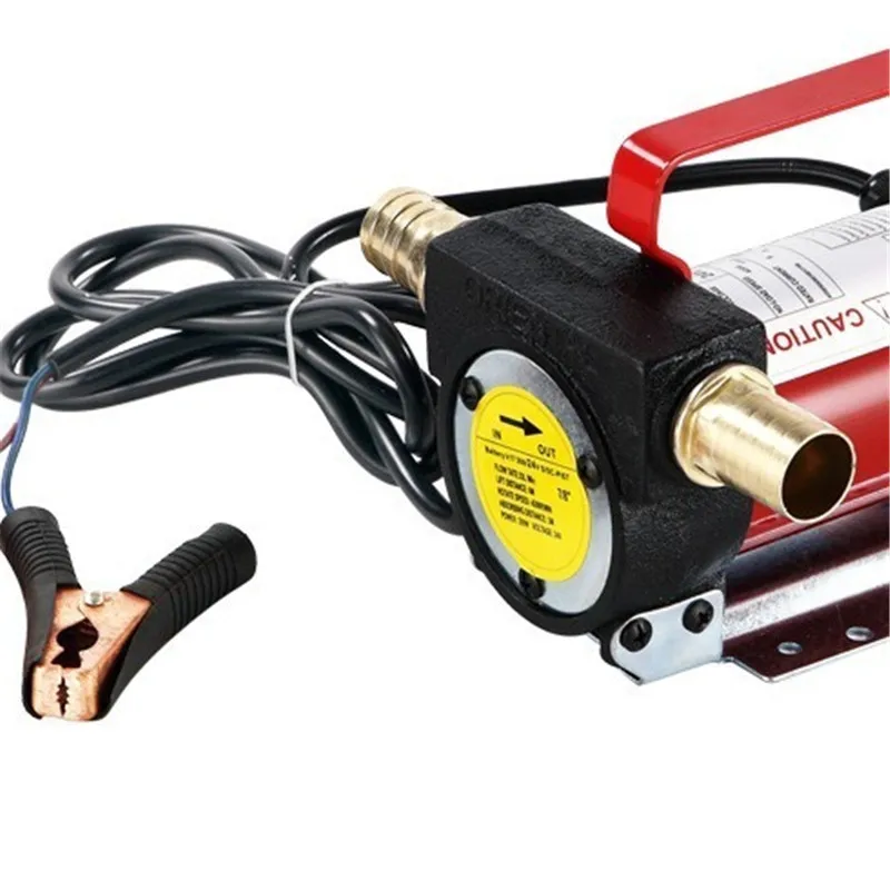 Self priming diesel pump 12V/24V/220V electric oil pump fuel transfer pump diesel oil suction pump with filter bucket pump
