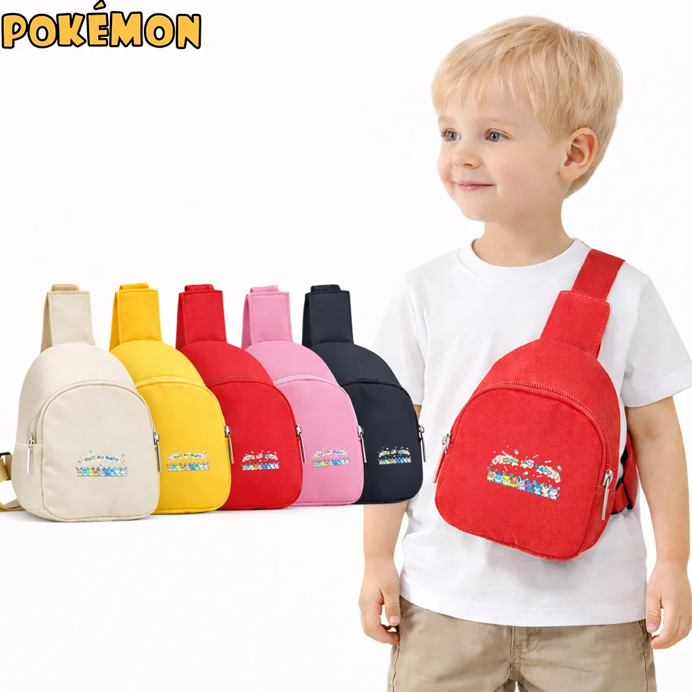 Mochila Infantil Charizard Pokemon 2026 Bolsa De Peito Nylon Leve Ajustavel Para Menino Aventureiro Presente
