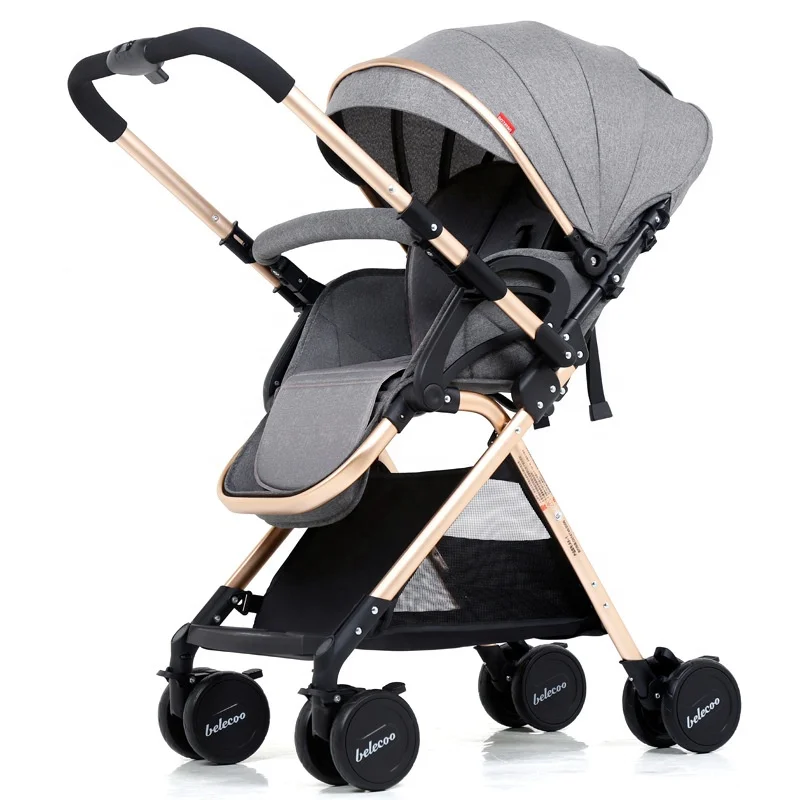 

Perfect Quality colorful baby's stroller 2-in-1 foldable and interchangeable direction baby carriage