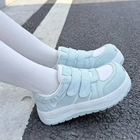 Rainbow Running Gururu Original Sweet Girl Lace Thick Soled Board Shoes Japanese Lolita Girls' Sports Shoes
