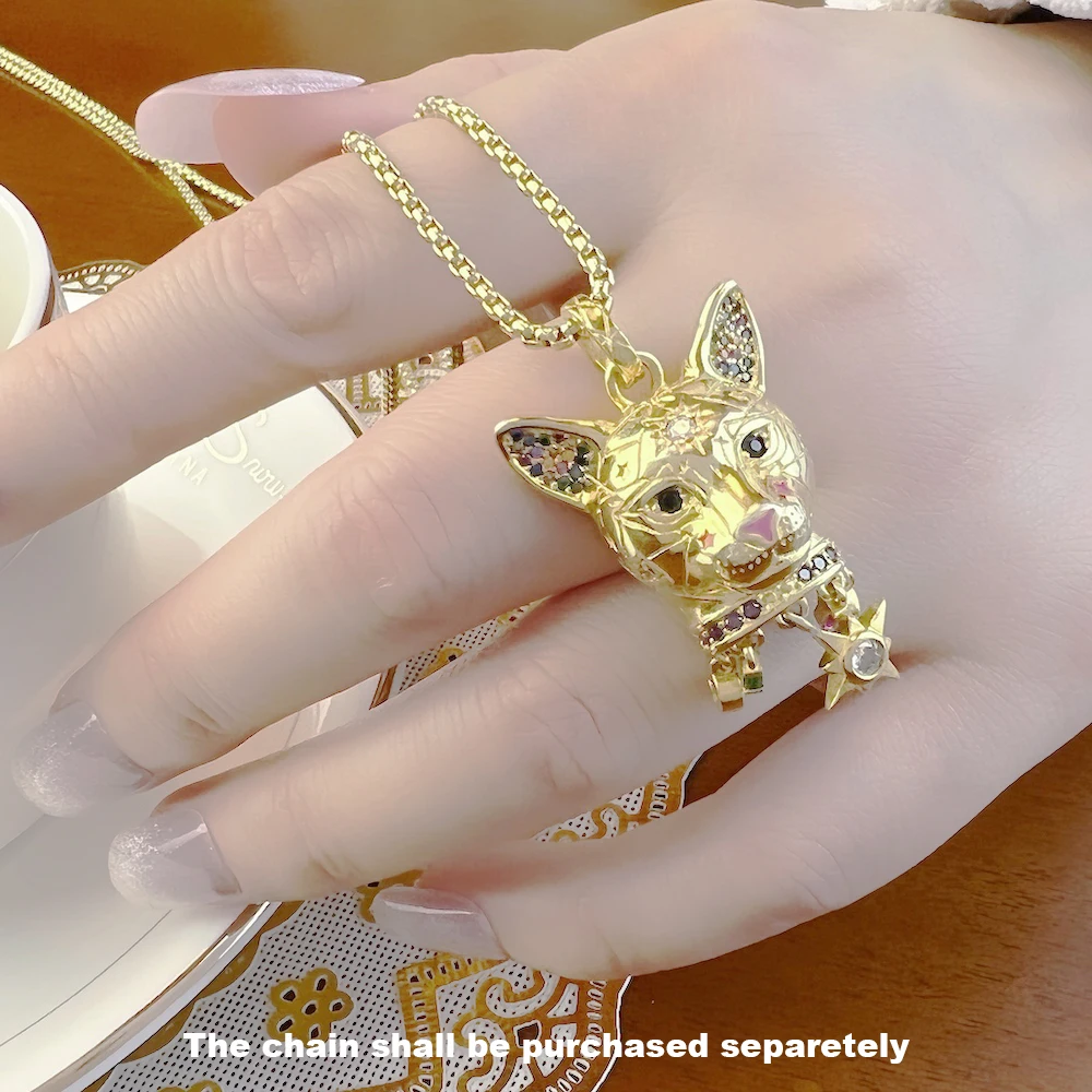 Magie Cosmic Katze Anhänger Marke Neue Edlen Schmuck Bijoux Zubehör 925 Sterling Silber Geschenk Für Frau – Detail 5