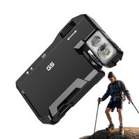 G5 ED C Flashlight 400Lumens Powerful White and RGB Type-C Rechargeable Pocket-Sized Brilliance Keychain Light Bulit-in Battery