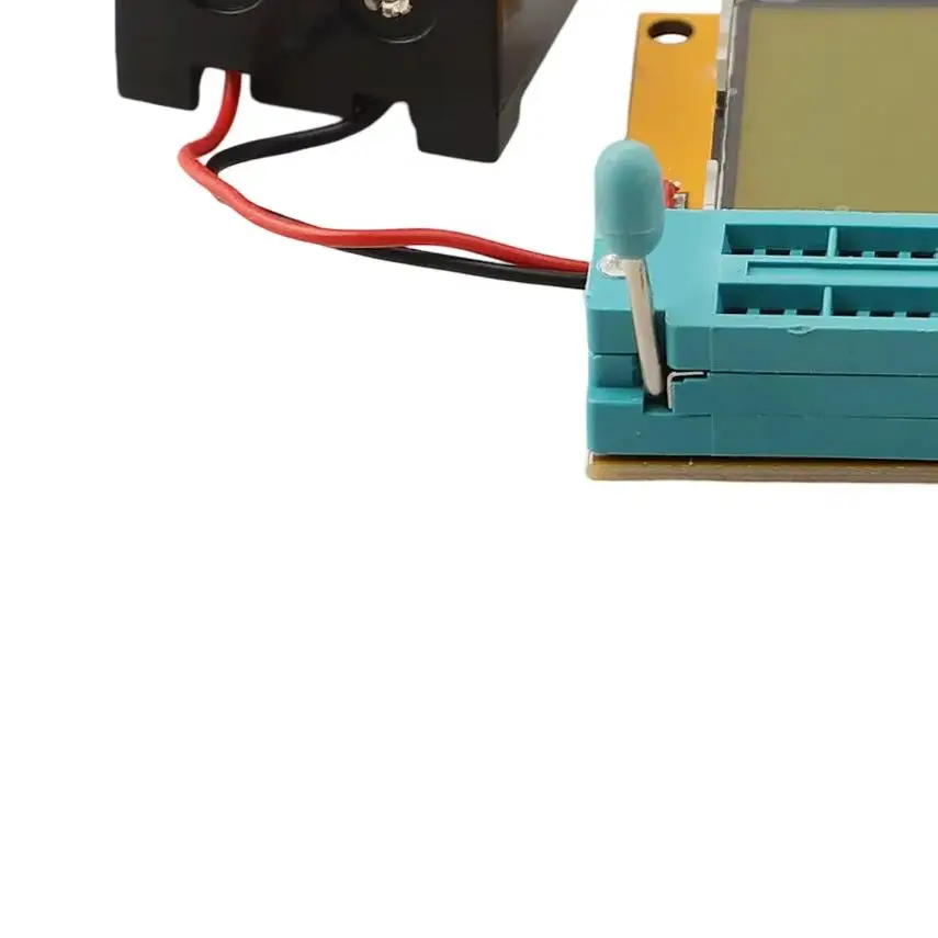 For LCR-T4 Transistor Tester Resistance Capacitance Diode Triode Meter With Case For Electronic Component Testing Tool Orange
