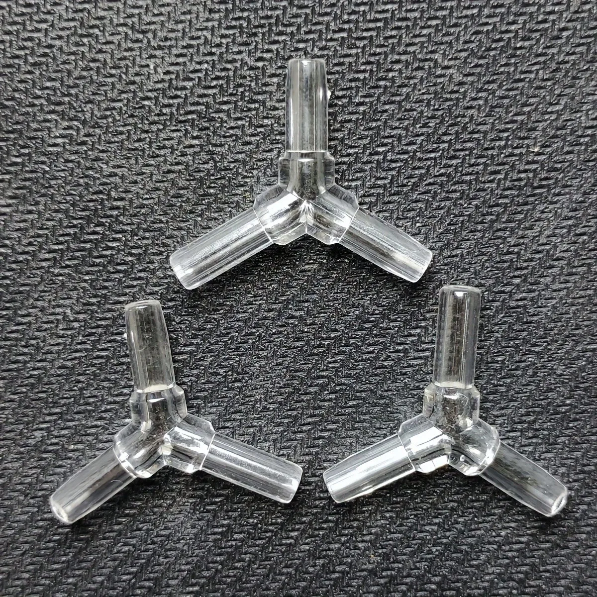 10 Stück 4 mm transparente Kunststoff-Aquarium-„Y“-3-Wege-Luftleitungsverbinder, langlebig, einfach zu installieren für Belüftungssysteme – Detail 5