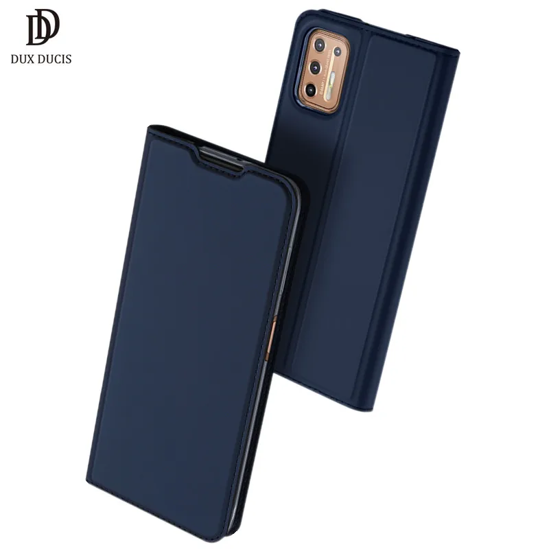 

PU Leather Flip Wallet Case Cover Card Slot Skin Pro Fit for Motorola Moto G9 Plus DUX DUCIS Skin Pro 6.81 inch for Moto G9 Pl