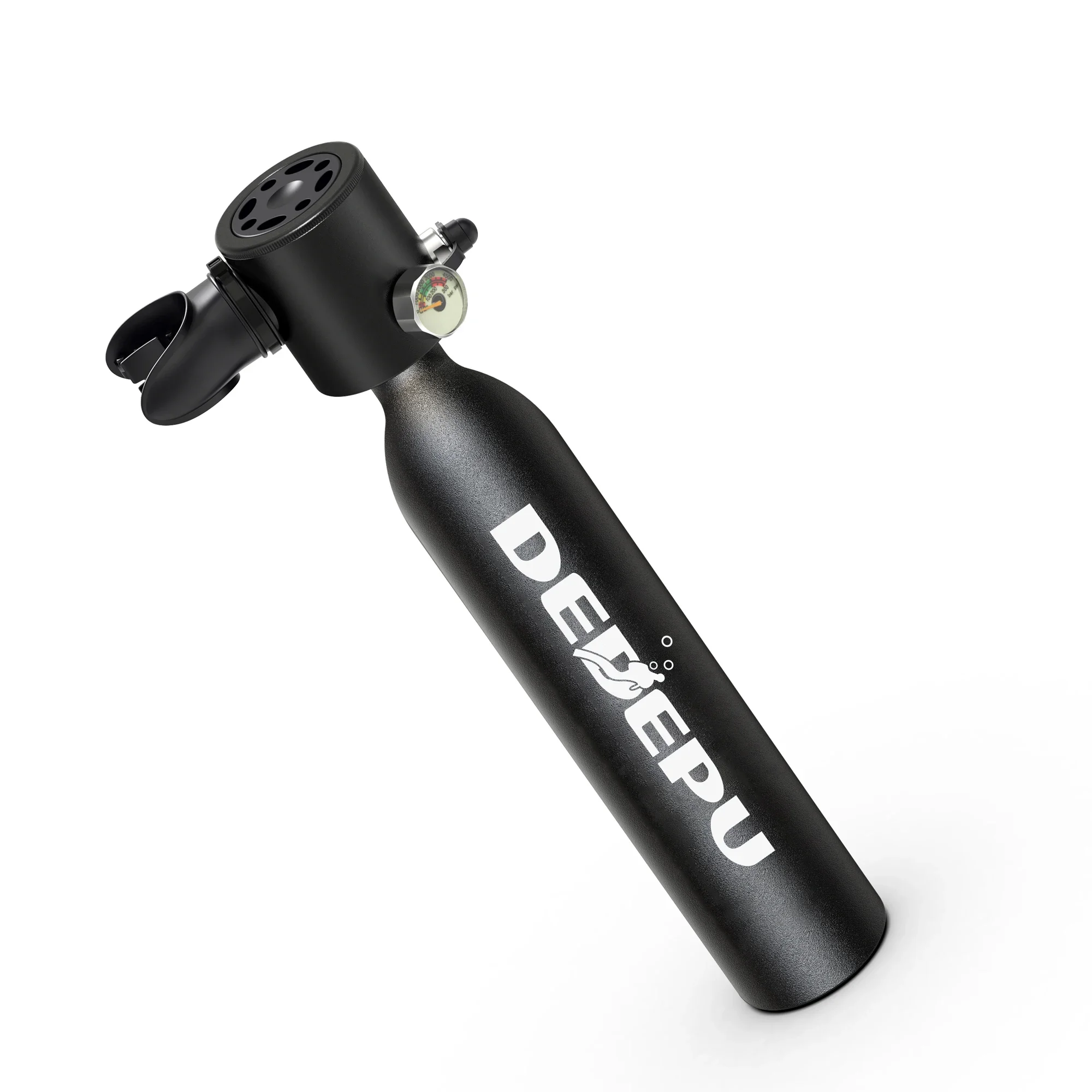 

US Warehouse Stock DEDEPU 0.5L Tank Oxygen Cylinder Scuba Diving Equipment With Full Face Mask & Hand Pump