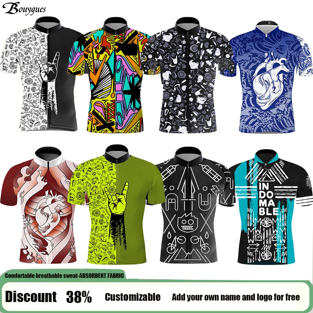 New Comics Cycling Jersey Men MTB Maillot Shirts Bicycle Clothing Mountain Bike Men's T-Shirt Wear Summer Outfit Clothes Jumper