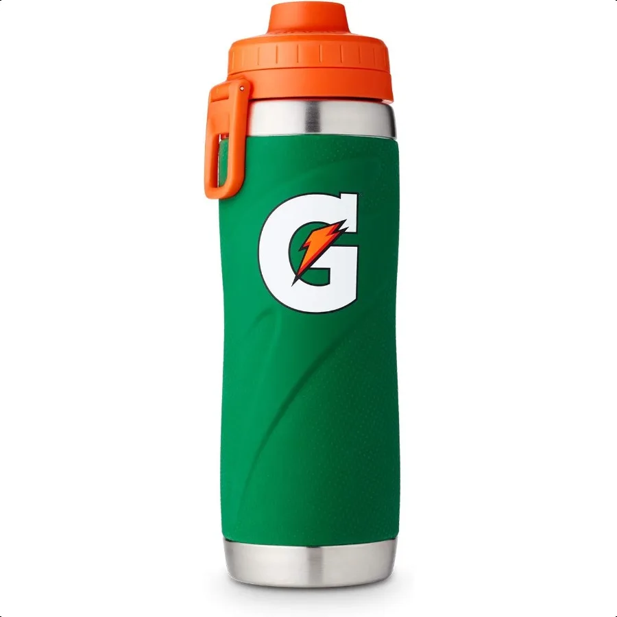 

Stainl Steel Sport Bottle 26oz DoubleWall Insulation Green Pack of 1