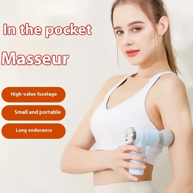 

Handheld Mini Massage Gun Muscle Relaxation Fascial Gun Small Portable Massage Gun