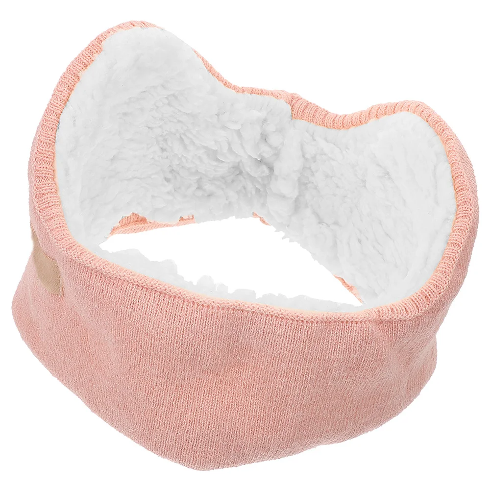 

Sleep Earmuffs Noise Reduction Warmers Elastic Pink Travel Ear Muffs Soft Lamb Wool Block Noise Work