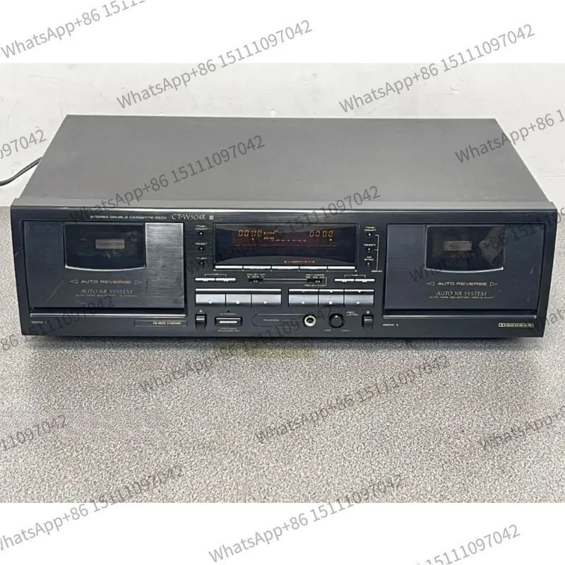 Second hand CT-W504R magnetic tape cassette player with dual electronic control system, original imported
