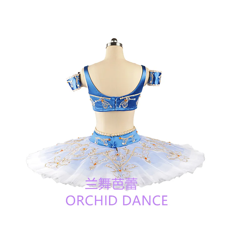 Unique Design Professional High Quality Women Adult Performance Wear Girls Swan Lake Blue Ballet Tutu Costumes