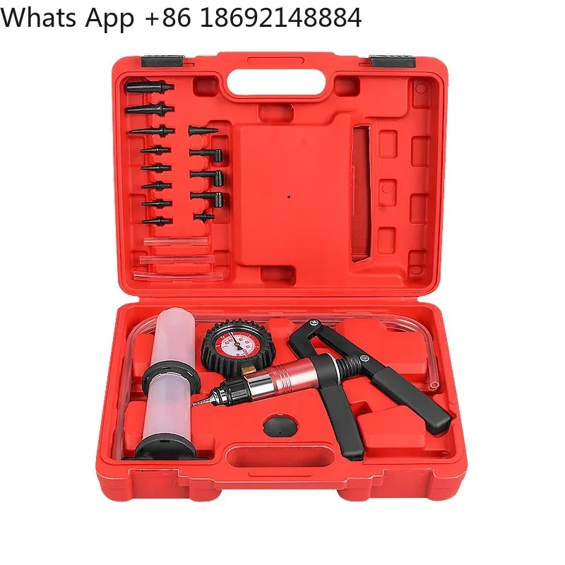 Vacuum suction gun Air pump Automobile vacuum pumping Dual-purpose vacuum meter Brake pumping
