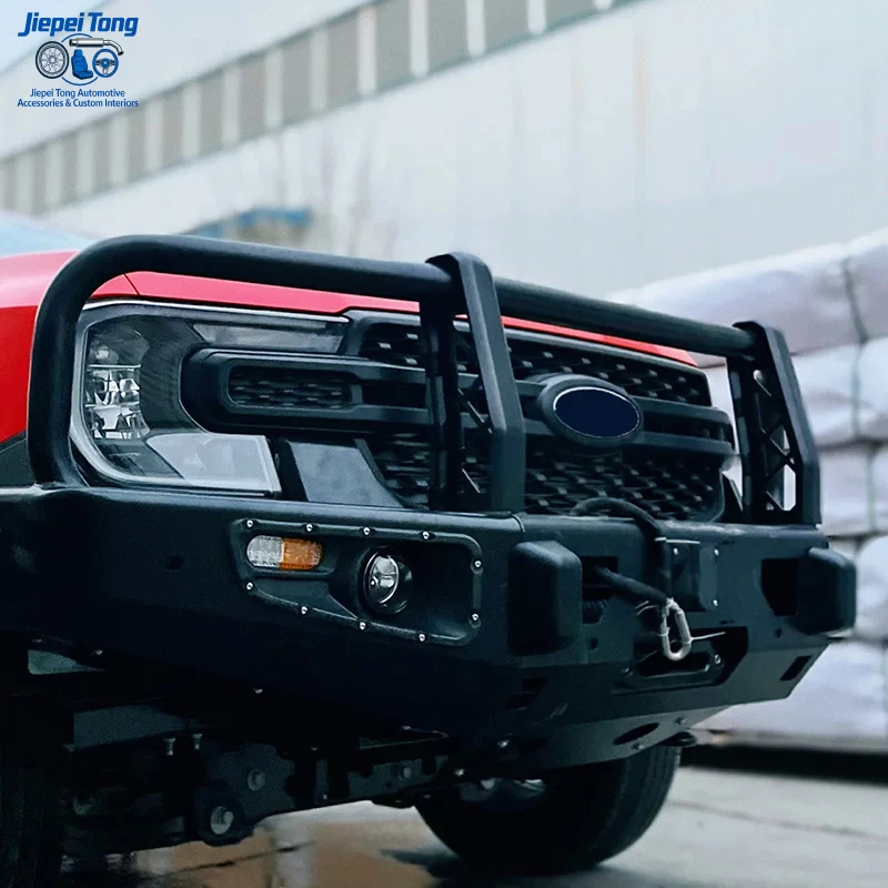 

Suitable for 2023-2024 Ford Ranger Pickup Truck Body Kit Modified Front Bumper Bull Anti-Collision Off-Road Bar