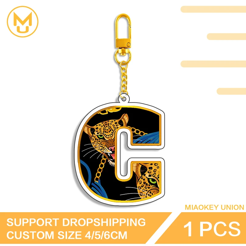 Letters C Key Chains Lobster Clasp Handbags Wallets High Quality Round Double Sided Accessories Suitable For Toys Hobbies Gifts