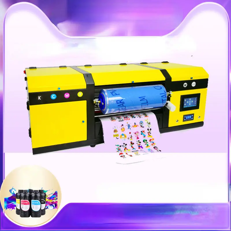 Automatic Inkjet Digital Multifunctional Uv Dtf Transfers Sticker Impresora Flatbed All in One A3 Uv Dtf Printer With Laminator