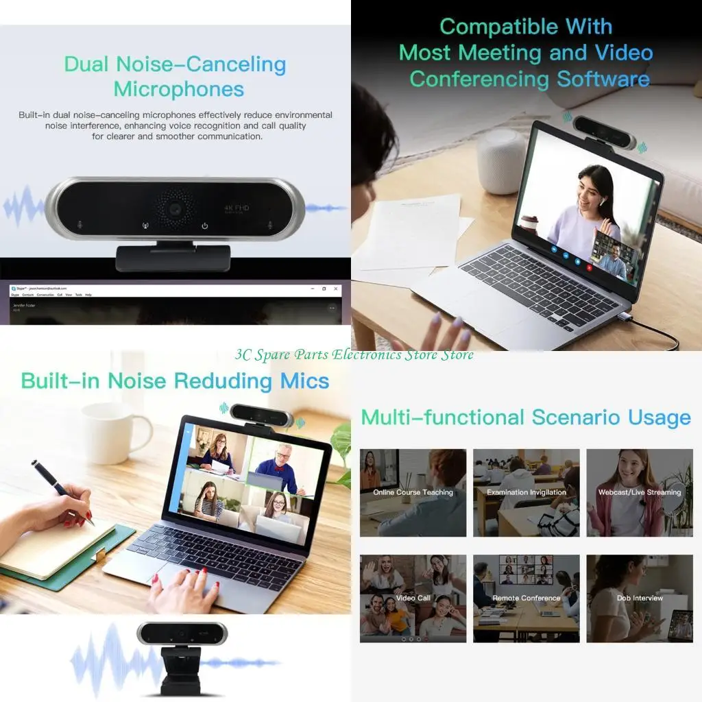 SZ Computer Camera Featuring Precise Adjustment And constructed In Sound For Video Chats