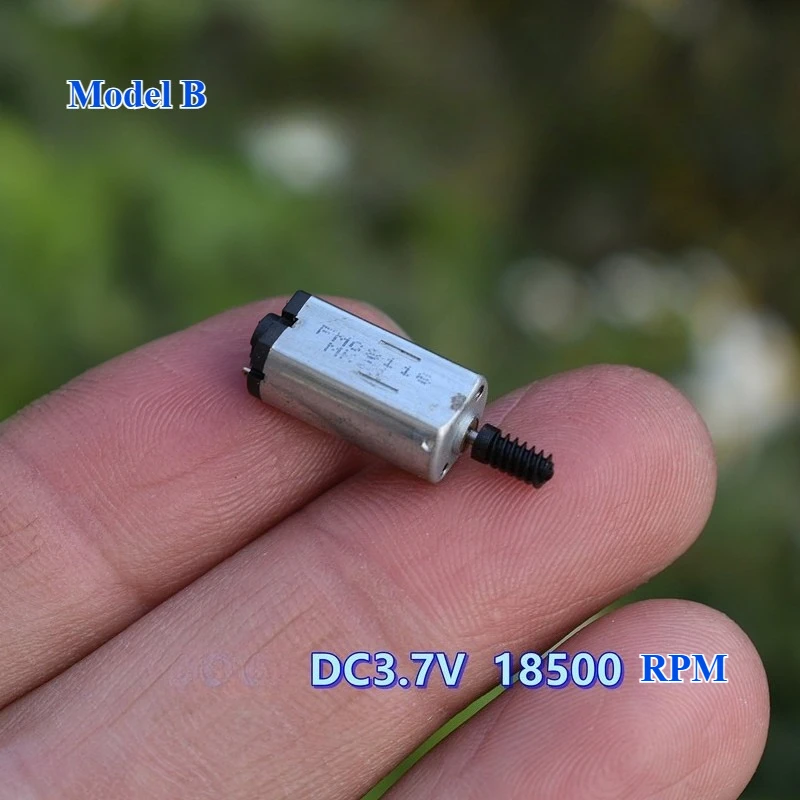 1PC Tiny K20 Precious Metal Brush Motor with rare earth medium strong magnetic DC 3.7V 18500RPM/ DC 5V 19400RPM High Speed
