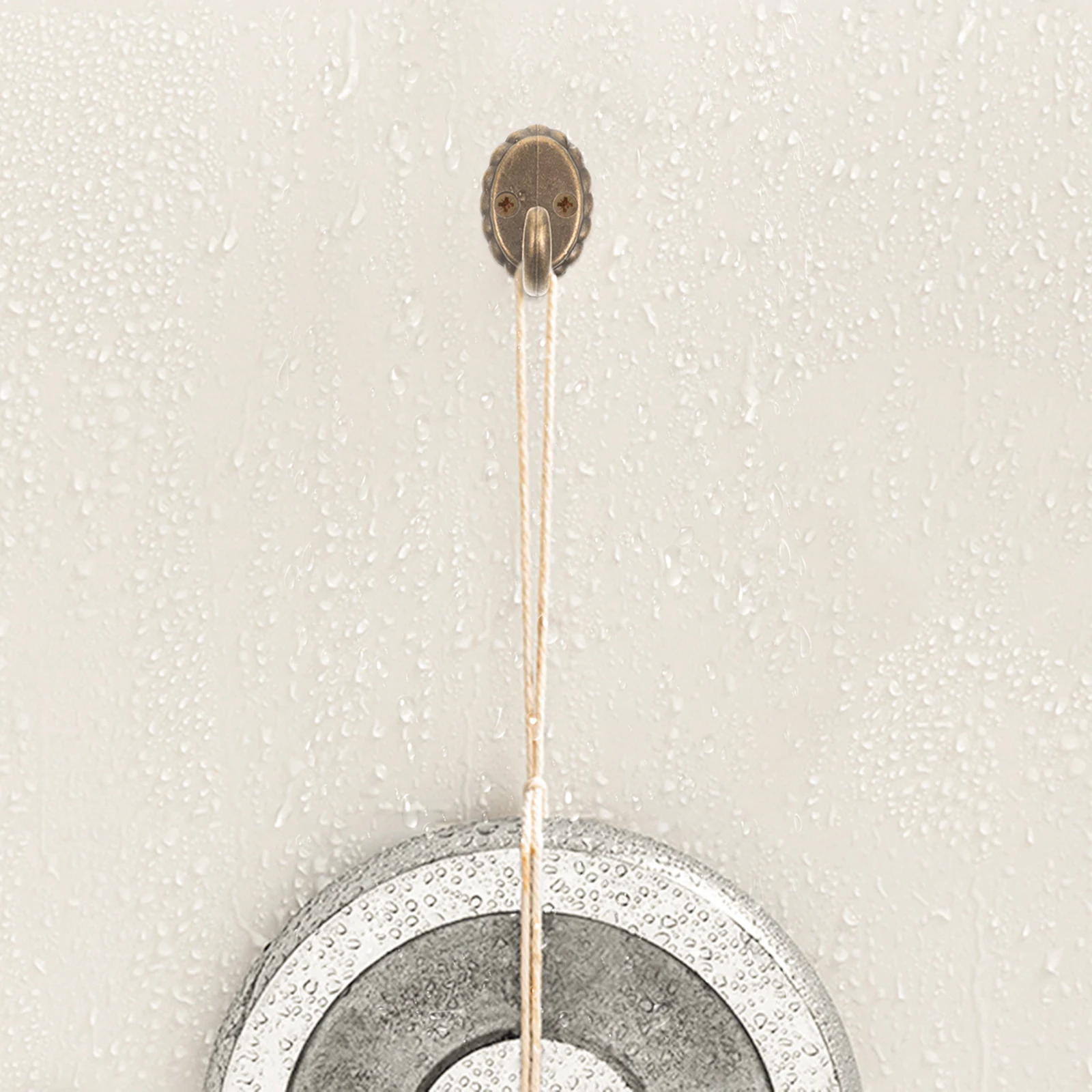 

10Pcs Retro Aluminum Alloy Coat Hat Hooks Heavy Duty Screw Mounted Wall Hooks for Bathroom Kitchen Living Room Entryway Key Bag