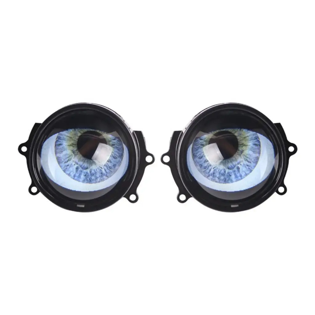 Glass Dynamic Eyes Headlights LED Technology Phone Controlling Assembly Practical Auto Parts for Universal Cars