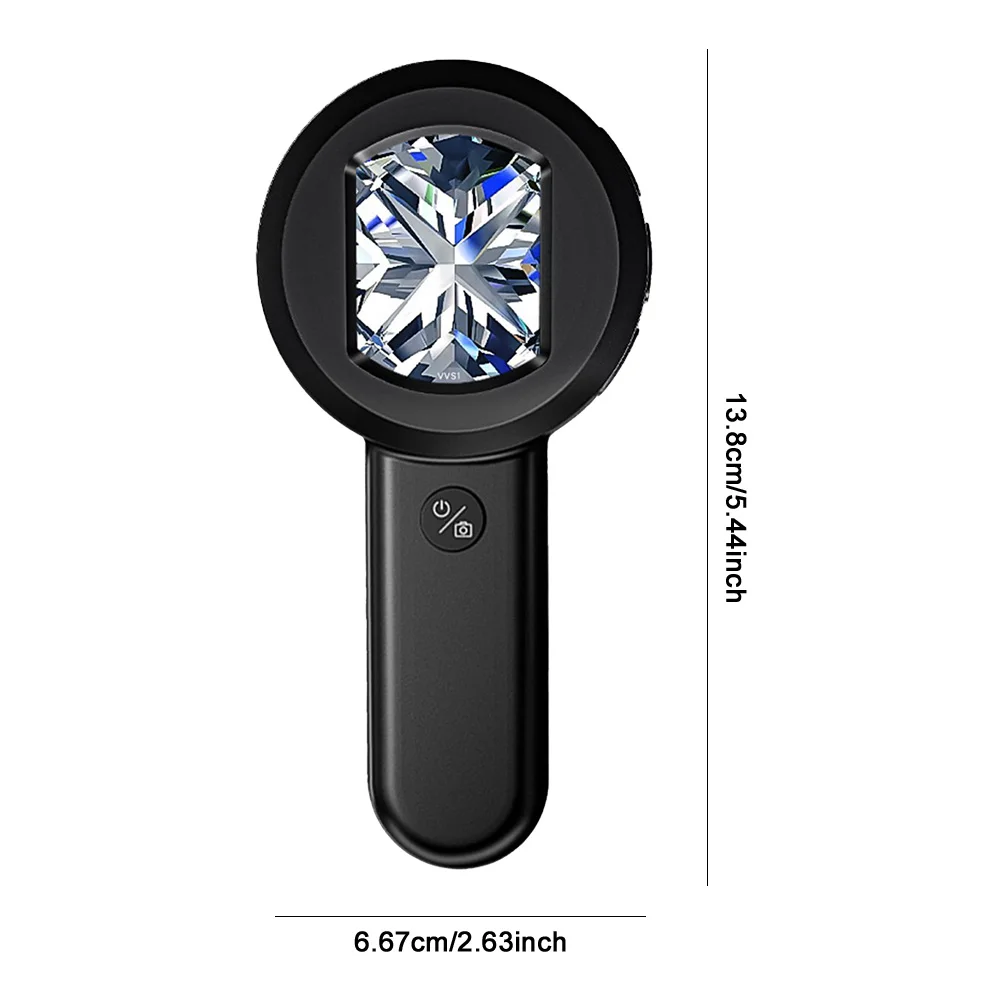 عدسة مكبرة للعملات المعدنية المحمولة مع مجوهرات الجيب المجوهرات العدسة الرقمية مجهر الجيب الصغير للأطفال والكبار
