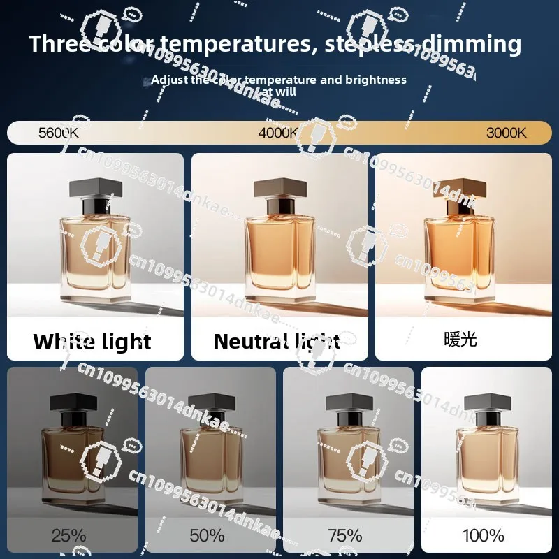 Portable Studio Small Photo Box Highlight Dimming 30/40/50 CM E-commerce Products Jewelry Shooting Booth Light Box