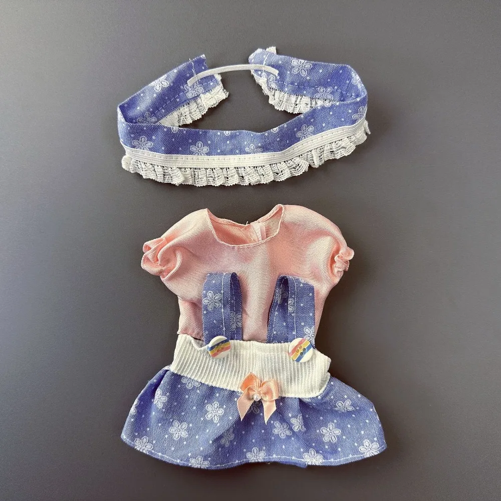 

28cm Doll 28cm Doll Clothes Girl's Toy Gift DIY BJD Doll Dress Doll Accessories Replaceable Doll Strap Dress Set
