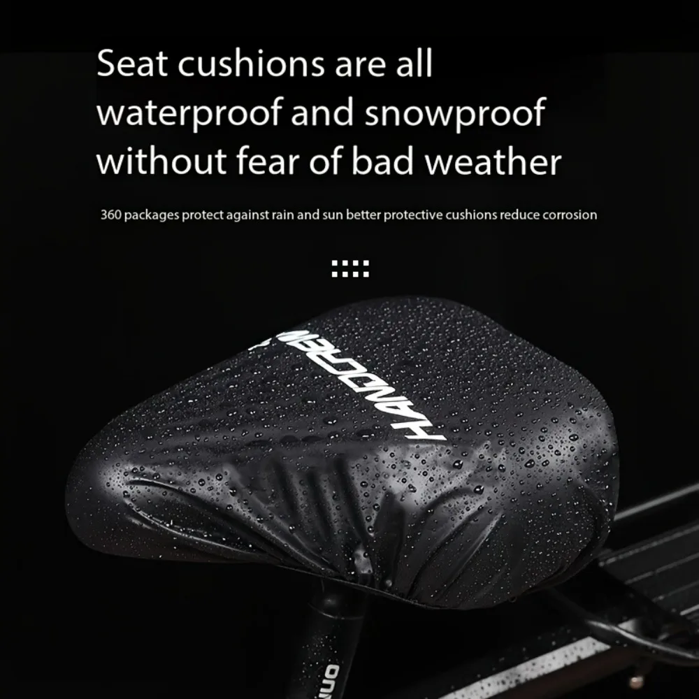 Multi-color Optional Bicycle Seat Cover Rain Cover Thickened PVC Waterproof Material 360° Full-Coverage Design