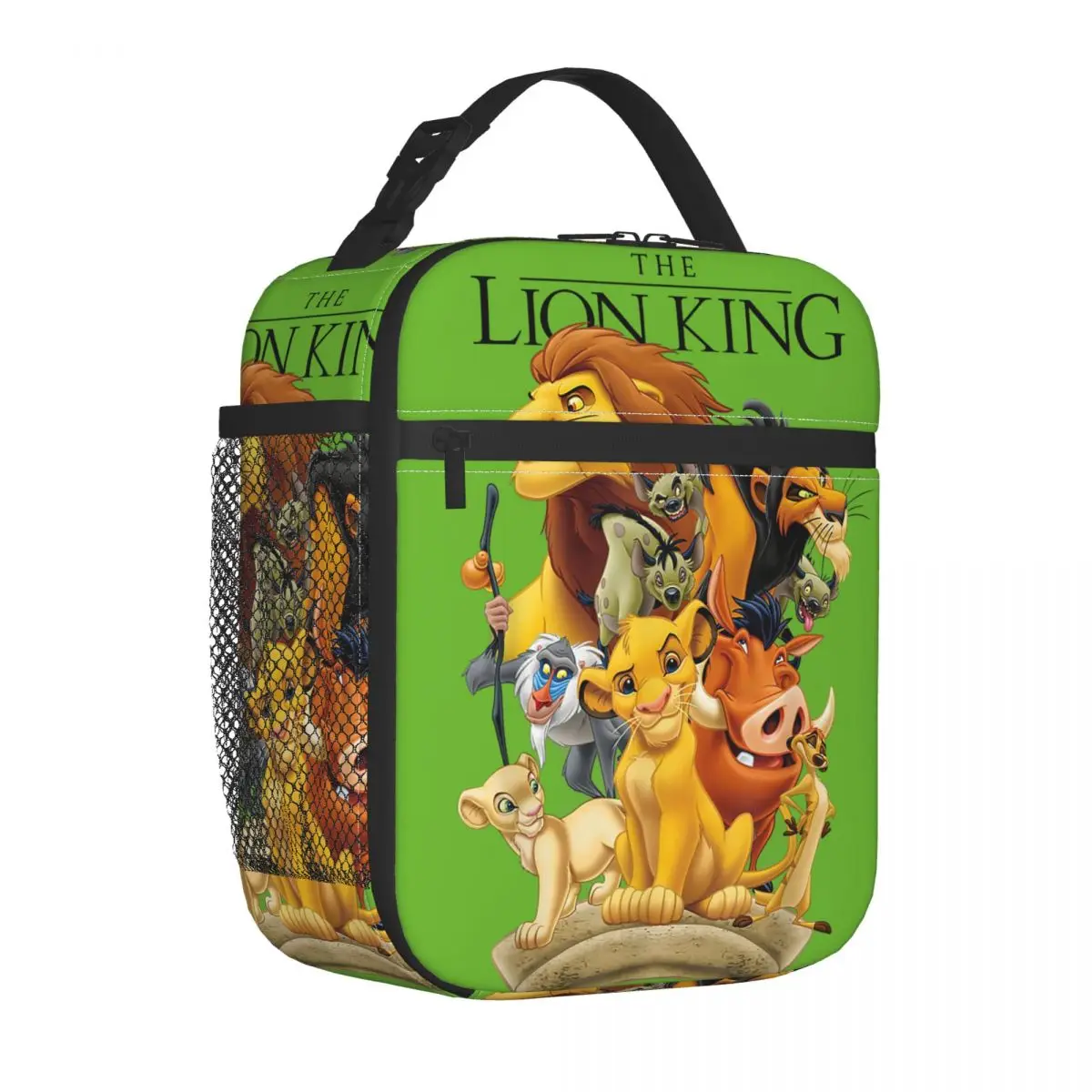 

The Lion King Insulated Lunch Bag Thermal Bag Lunch Container Pride Land Characters Large Tote Lunch Box Food Handbags Work
