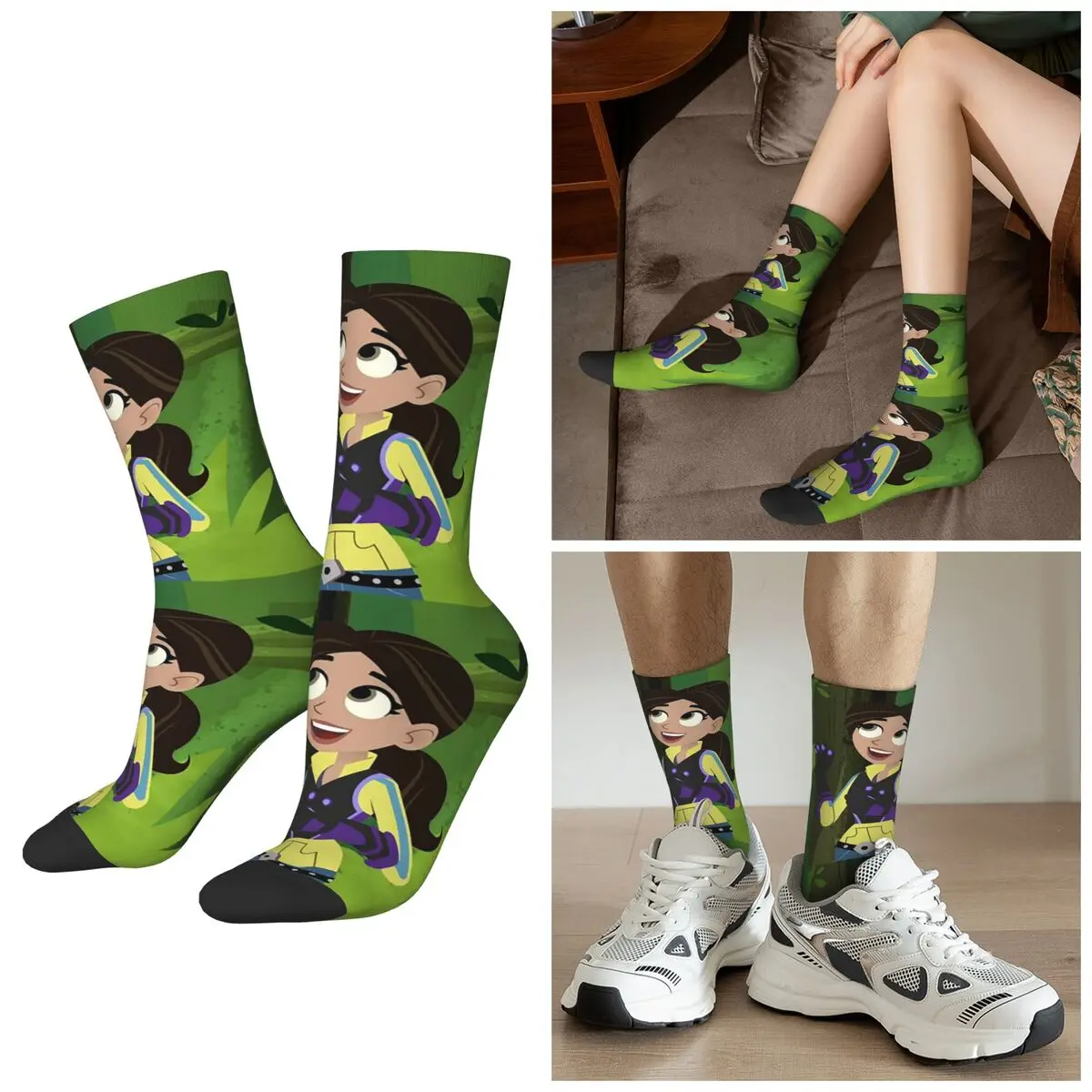 جميع المواسم Aviva Corcovado البرية Kratts الجوارب Harajuku الرياضة الأوسط جوارب أنبوبية جوارب مضحكة للرجال النساء الهدايا #1