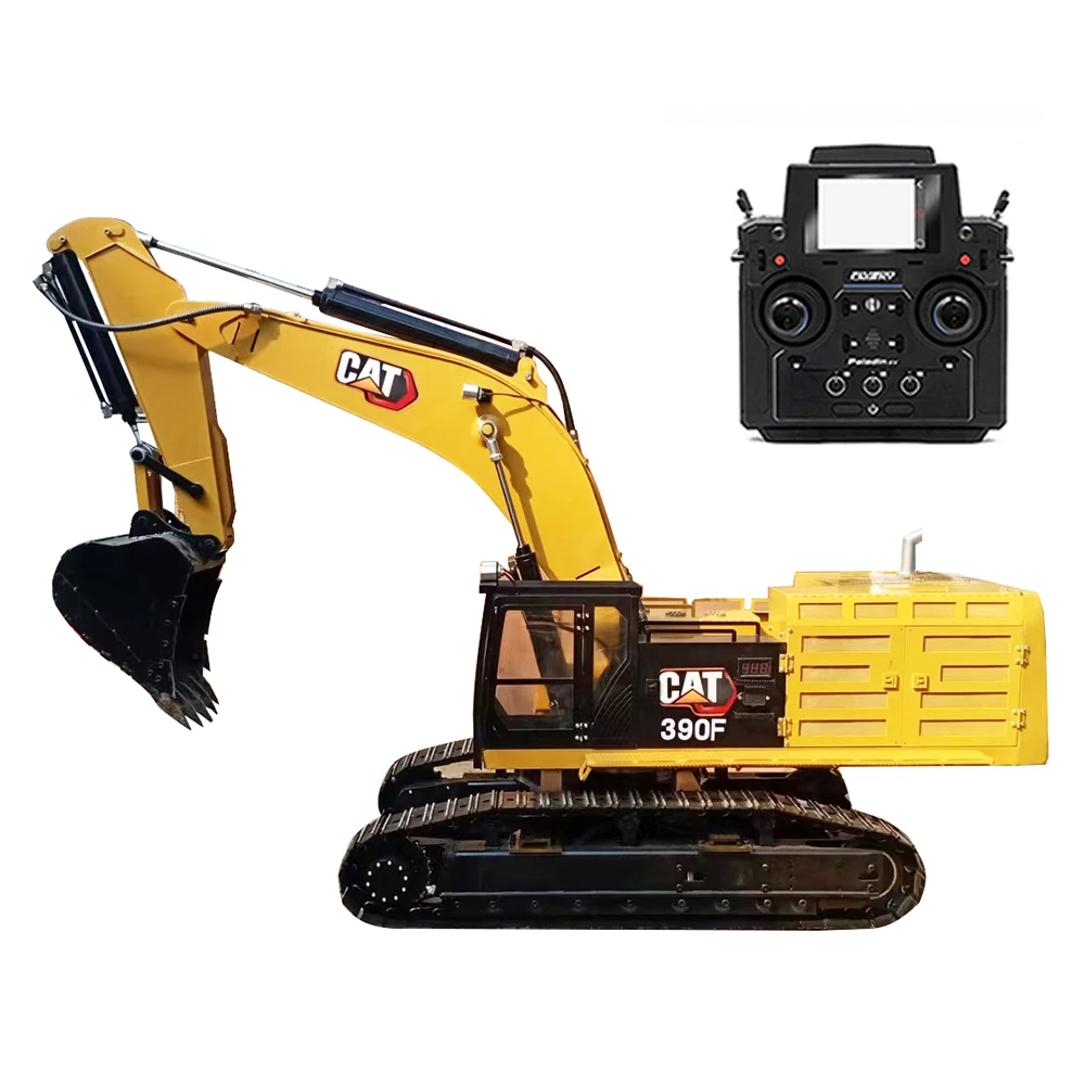 1/8 390F Brushless RC Excavator Model Heavy Construction Machinery Model RC Car Toy