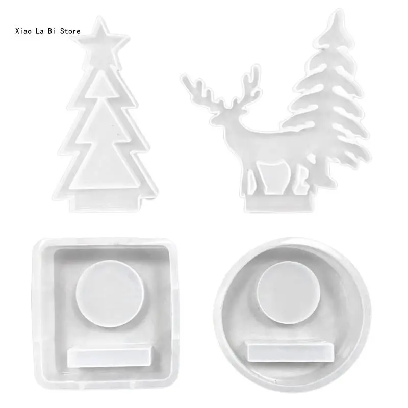 

Портативный праздничный рождественский подсвечник, модные формы для рукоделия, набор из 2 штук для рукоделия, аксессуары для