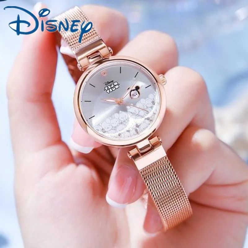 

Disney For Women Watch Casual Japan Quartz Wristwatch TsumTsum Cartoon Lovely Cute Dial Youth Lady Girl Elegant Dress New Clock