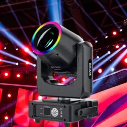 Mini 230W Stage Beam Moving Head Light 7R Sharpy High Bright Big Beam DJ Lighting for Disco KTV Karaoke Party Nightclub Bar Show