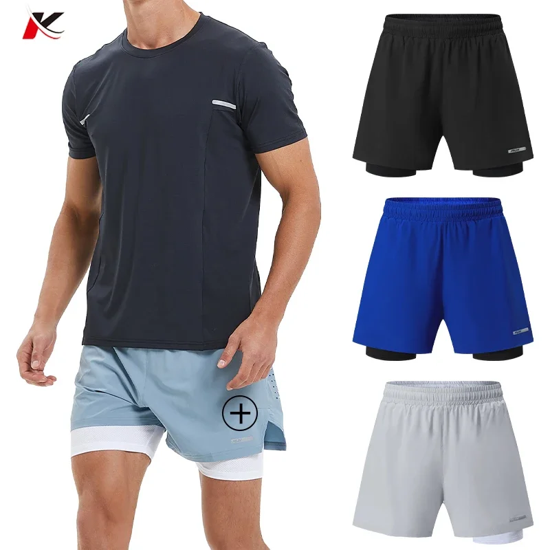 

Running Shorts Men Gym Sports Shorts Quick Dry Workout Training Gym Fitness Jogging Pants Summer Men Basketball Shorts Y33