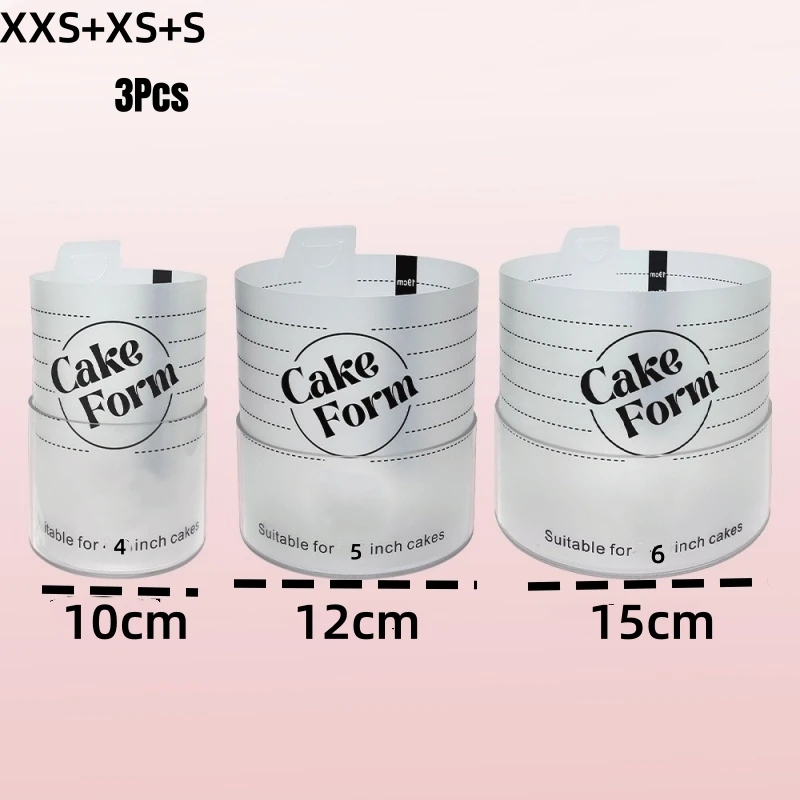 Verstelbare Cake Ring Mold Intrekbare Fondant Gereedschap Mousse Cake Ring Acryl Cirkel Bakring DIY Mousse Cakevorm