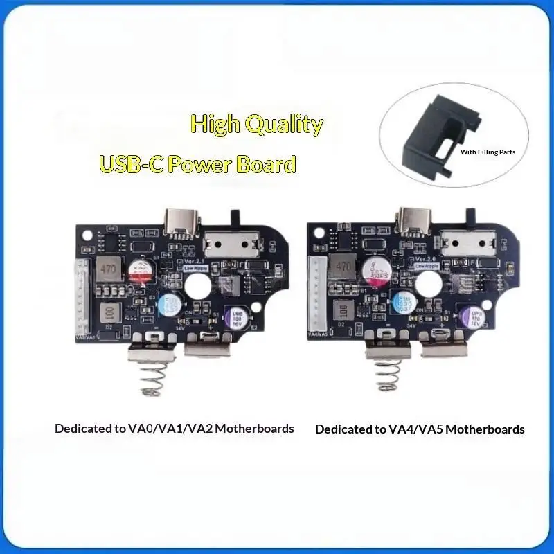 1Set V2.0 USB-C Power Board Replacement PCB Board Power Switch Motherboard High Quality Accessory For SEGA Game Gear GG Console