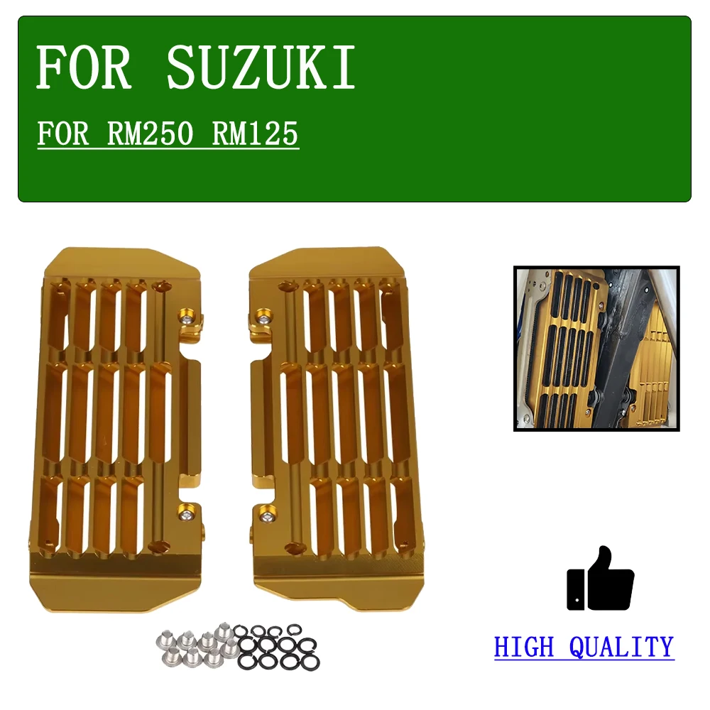 

Motorcycle Accessories For SUZUKI RM250 RM 250 1996 - 2006 RM125 RM 125 2001 - 2008 Radiator Grille Protective Cover Guard