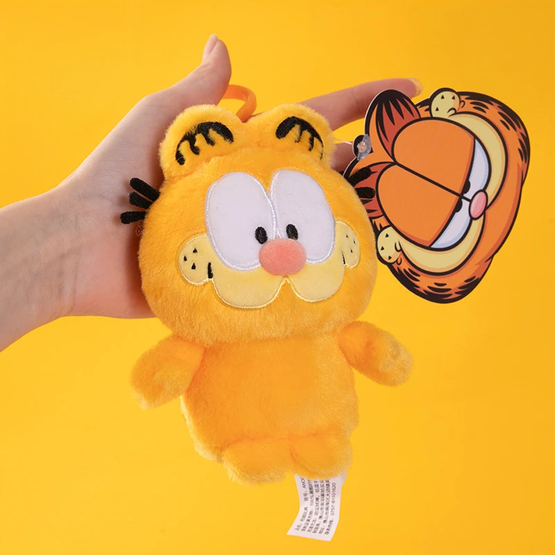 ORIGINAL Garfield Kawaii Weiche Plüsch Spielzeug Schlüsselbund Nette Katzen Anime Kuscheltiere Peluche Puppe Anhänger Geburtstage Geschenke Für Kinder