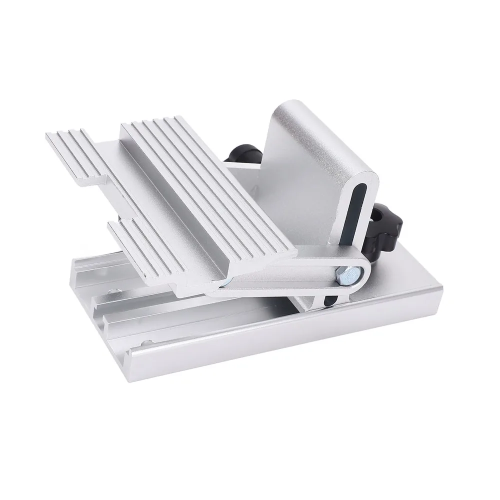 Durable Adjustable Bench Grinder Tool Rest Aluminum Heavy-Duty Grinder Rest Jig Sliver Sharpening Jig Blade Sharpening